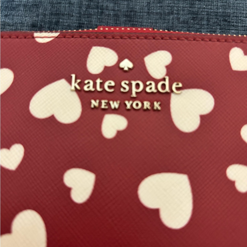Kate Spade Red Heart Pattern Women's wallet